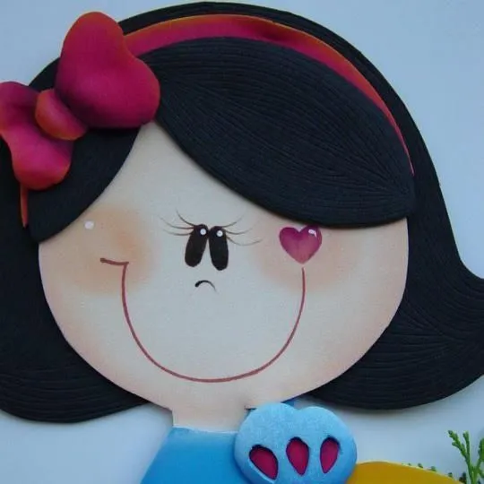 Blanca nieves en foami - Imagui