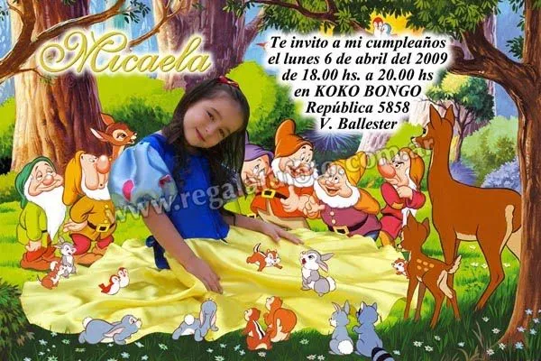 Blancanieves - CU0076 | Regalá tu foto