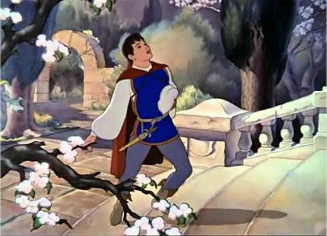 Blancanieves despierta y abraza al Príncipe, y tras despedirse de ...