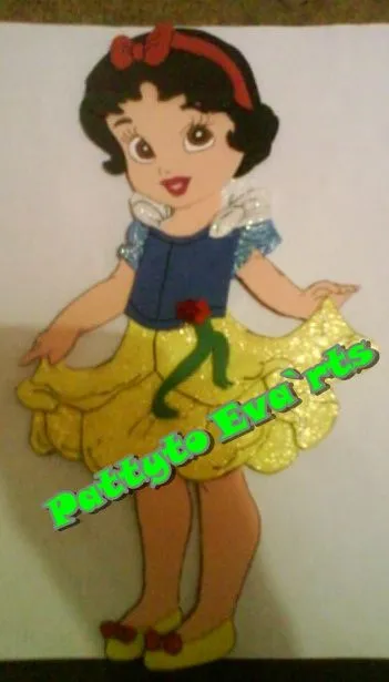 Blancanieves en foami - Imagui