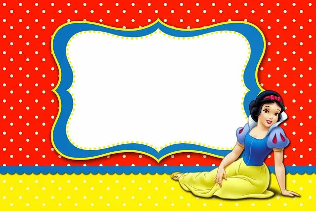 Blancanieves: Invitaciones, Tarjetas y Marcos de Foto para ... Blancanieves: Invitaciones, Tarjetas y Marcos de Foto para ...