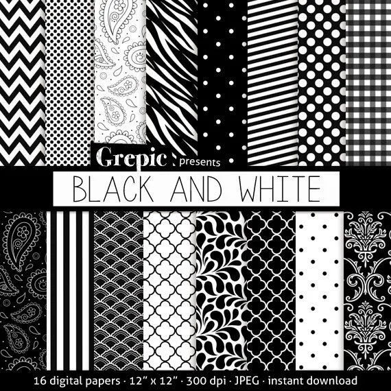Blanco y negro papel digital: BLACK AND WHITE fondos con por Grepic Blanco y negro papel digital: BLACK AND WHITE fondos con por Grepic