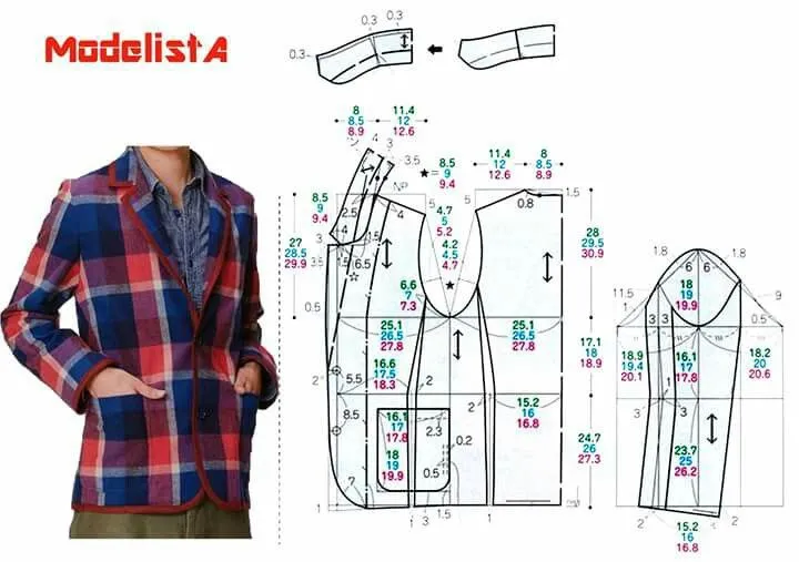 Blazer | Patrones de ropa, Moldes de ropa, Moldes de pantalones Blazer | Patrones de ropa, Moldes de ropa, Moldes de pantalones