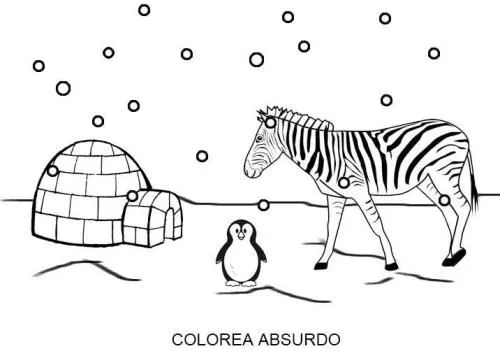 Imagen para colorear de absurdos - Imagui