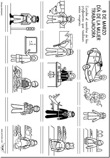 Recursos para Educación Infantil.: DÍA DE LA MUJER TRABAJADORA Recursos para Educación Infantil.: DÍA DE LA MUJER TRABAJADORA