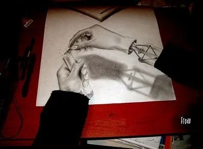 BLOG (calcco): Dibujos 3D a lápiz - Fredo