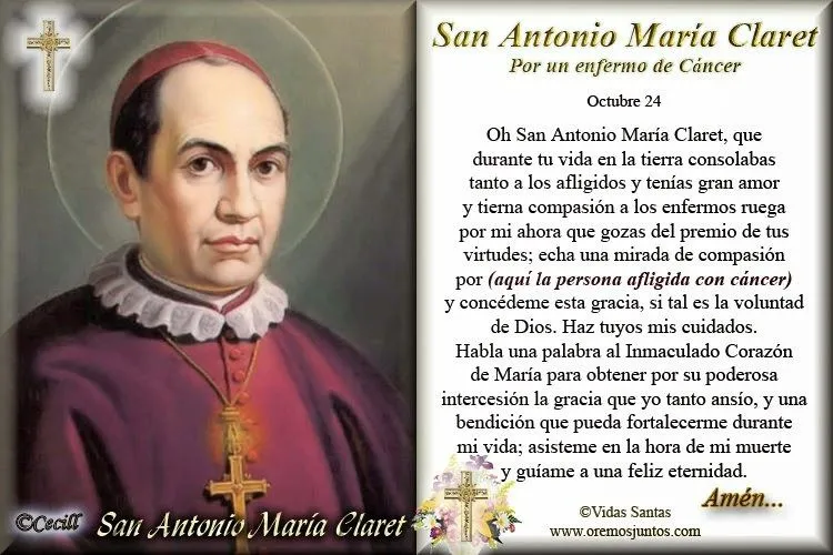 BLOG CATÓLICO GOTITAS ESPIRITUALES: ORACIÓN A SAN ANTONIO MARÍA ... BLOG CATÓLICO GOTITAS ESPIRITUALES: ORACIÓN A SAN ANTONIO MARÍA ...
