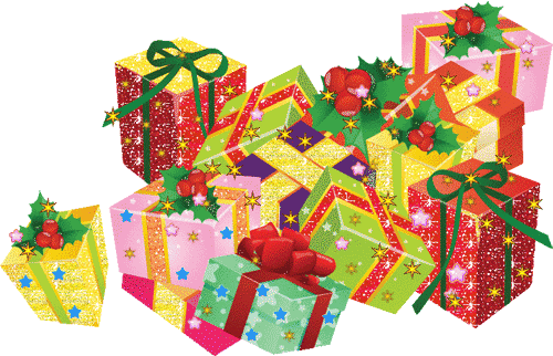 BLOG CATÓLICO NAVIDEÑO: GIFS DE REGALOS DE NAVIDAD