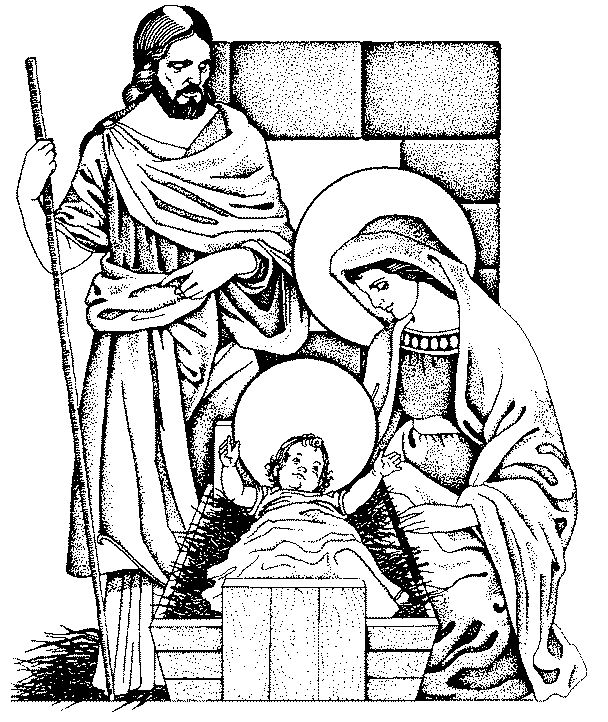 Dibujo de la sagrada familia para colorear - Imagui Dibujo de la sagrada familia para colorear - Imagui