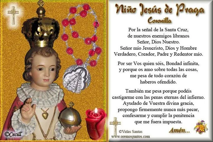 BLOG CATÓLICO DE ORACIONES Y DEVOCIONES CATÓLICAS: NIÑO JESUS DE ...