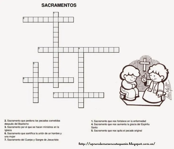 Blog Católico Parroquia Santa María de Baredo-Baiona: Crucigramas para aprender los Sacramentos | Los sacramentos, Los 7 sacramentos, Catequesis Blog Católico Parroquia Santa María de Baredo-Baiona: Crucigramas para aprender los Sacramentos | Los sacramentos, Los 7 sacramentos, Catequesis
