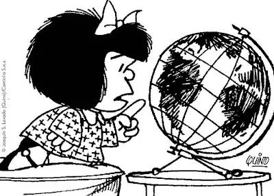 El Blog de Ciro. Actividades de Lápiz y Papel.: Pinta a Mafalda. El Blog de Ciro. Actividades de Lápiz y Papel.: Pinta a Mafalda.