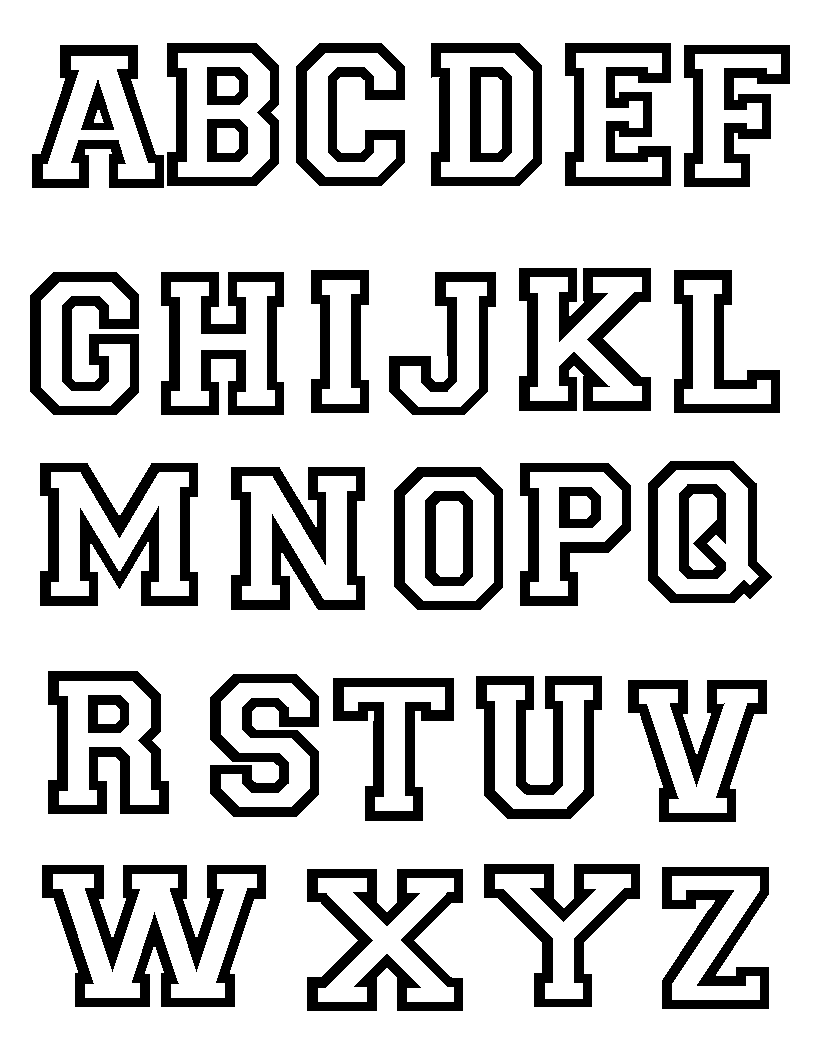 Letras chulas abecedario - Imagui