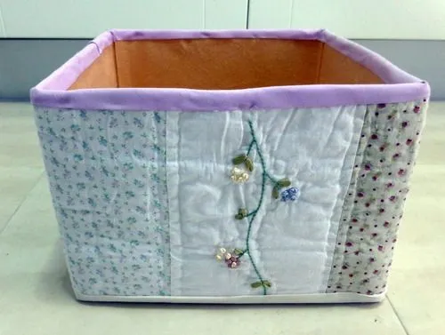 Blog de Cositas de Trapo - Caja para ropa interior forrada con ...