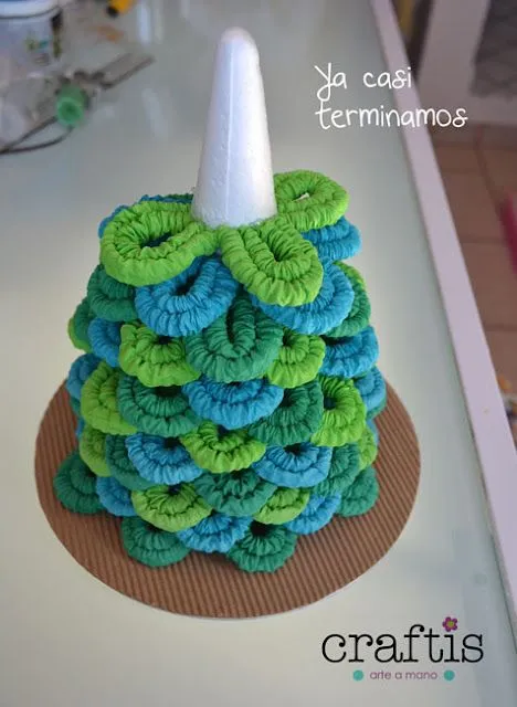 el blog de Craftis Arte a Mano: Cómo hacer un Arbolito de Navidad ... el blog de Craftis Arte a Mano: Cómo hacer un Arbolito de Navidad ...