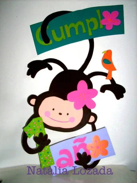 Mi Blog de Cumples: Una linda Monita para Delfina Mi Blog de Cumples: Una linda Monita para Delfina