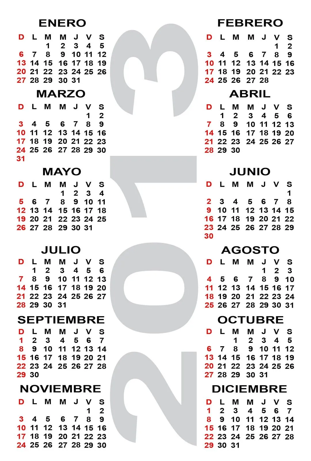 El blog del diseñador gráfico+~* Calendarios 2014: Calendario 2013 ... El blog del diseñador gráfico+~* Calendarios 2014: Calendario 2013 ...