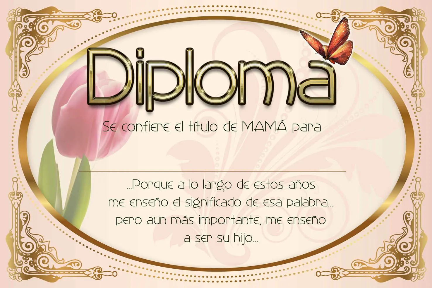Diploma para mi mamá - **El blog del diseñador descargar Diploma para mi mamá - **El blog del diseñador descargar