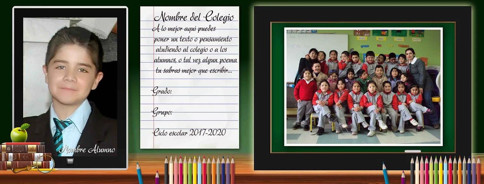 El blog del diseñador gráfico***: Templete escolar para graduacion