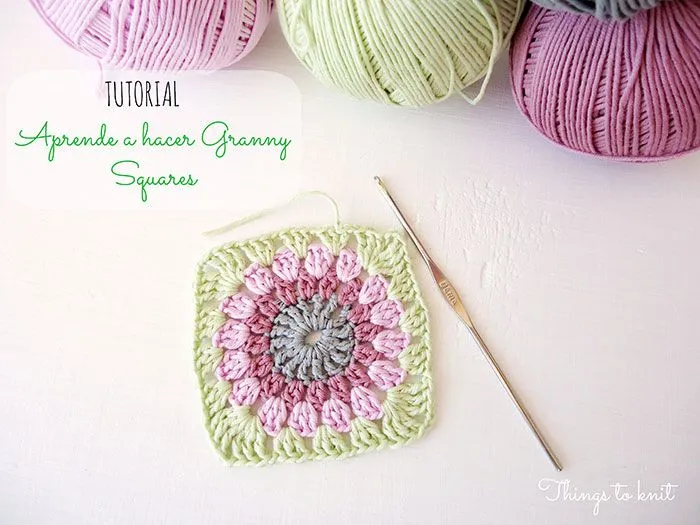 El blog de Dmc: Tutorial para hacer granny squares