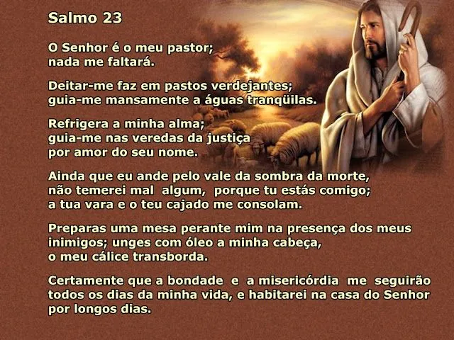 BLOG DO MANUEL MARIANO: SALMO 23