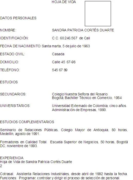 mi primer blog: ELABORACIÓN HOJA DE VIDA *NORMA TÉCNICA COLOMBIA ... mi primer blog: ELABORACIÓN HOJA DE VIDA *NORMA TÉCNICA COLOMBIA ...