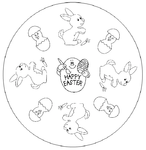 El Blog de Espe: Bonita mandala para Easter
