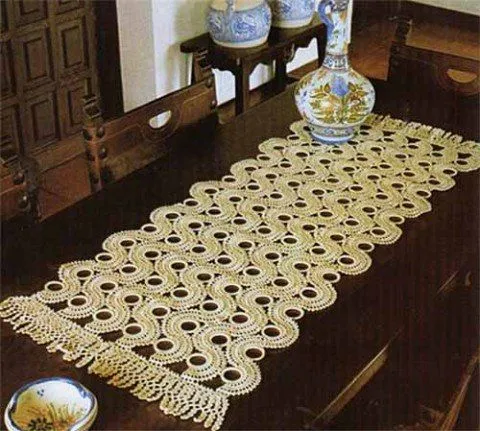Caminos de mesa tejidos al crochet con patrones - Imagui Caminos de mesa tejidos al crochet con patrones - Imagui