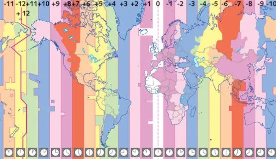 Blog de Geografía e Historia 1ºESO IES La Flota: HUSOS HORARIOS Y ...