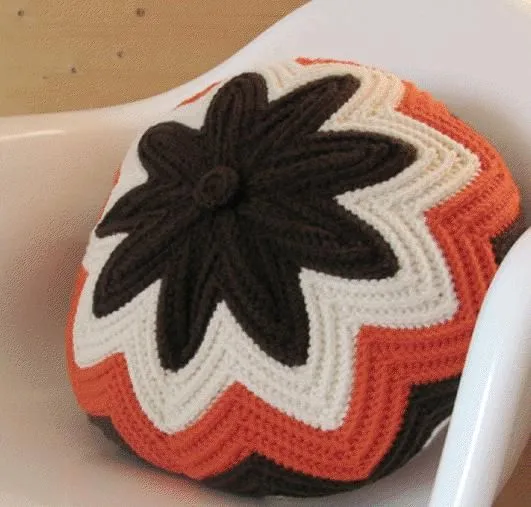 Blog de Goanna: Cojines Redondos de Crochet