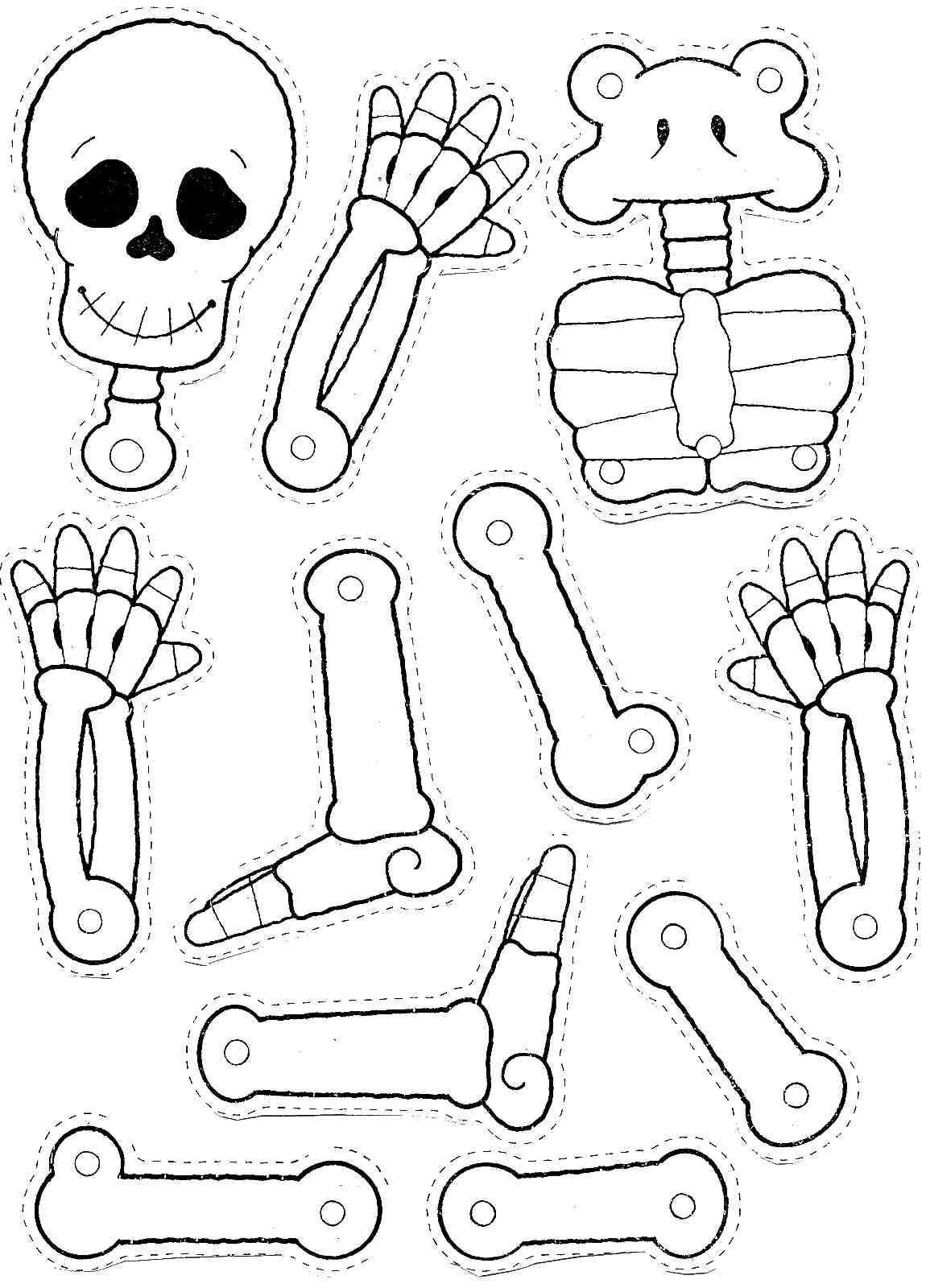 Blog de imágenes: Recortables Halloween Vestir el esqueleto Blog de imágenes: Recortables Halloween Vestir el esqueleto