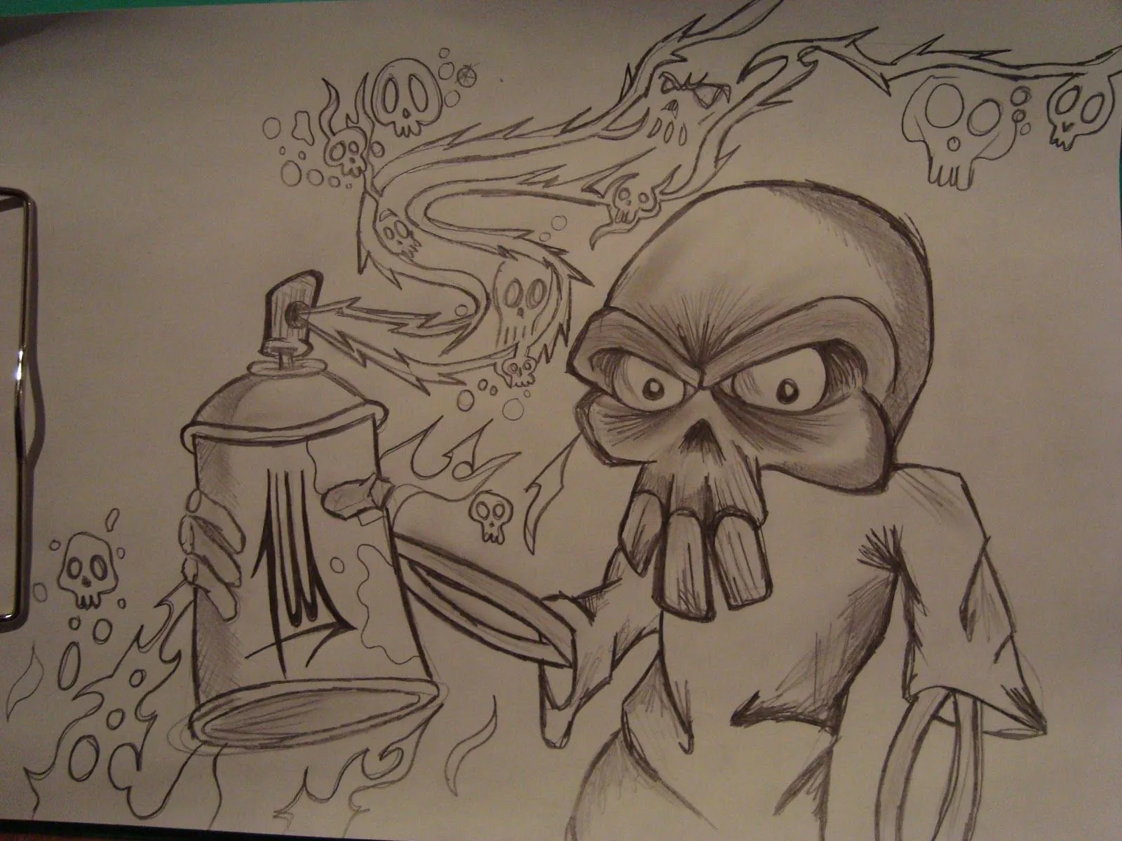 BLOG DE JUANLU: calavera graffiti