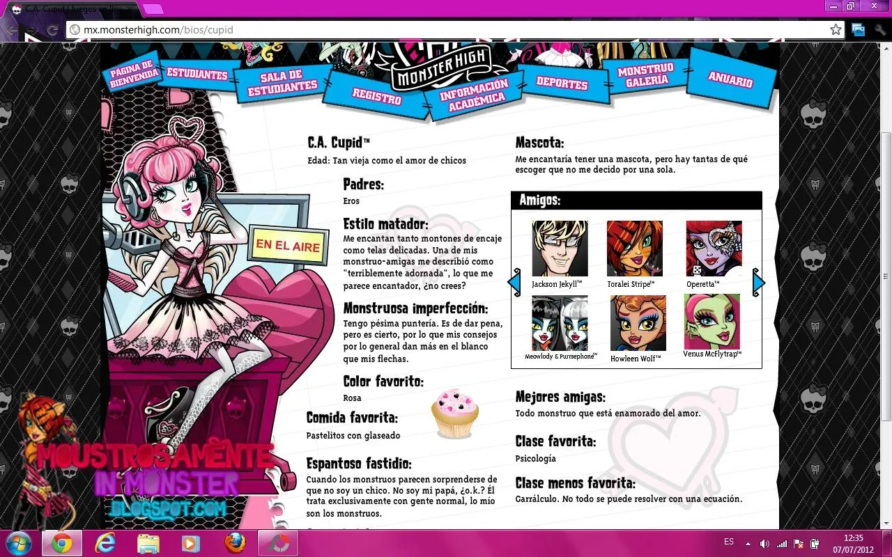 Blog De Karo♥: Bios de , cupid , toralei , nefera , venus ... Blog De Karo♥: Bios de , cupid , toralei , nefera , venus ...