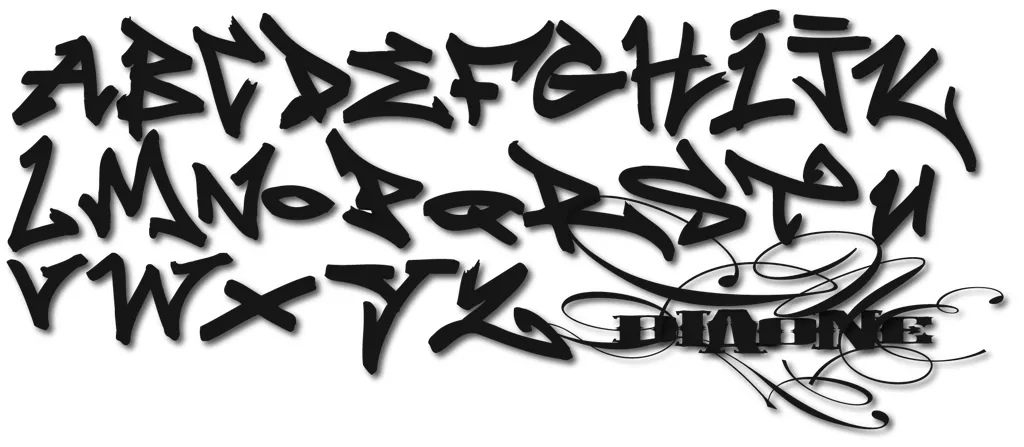 EL BLOG DE LANZA 78: LETRAS PARA GRAFFITIS