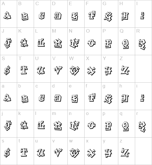 Imágenes de letras para grafitear - Imagui