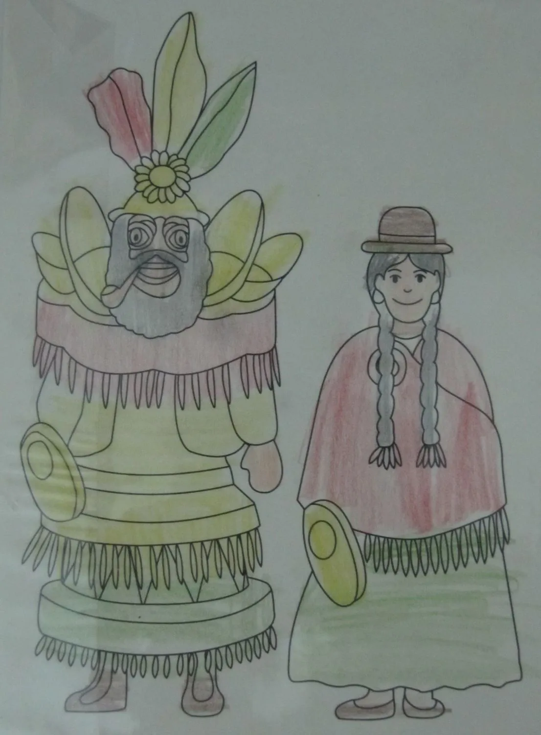 El Blog de MA: Dibujo de la danza de la morenada ,Bolivia; realizado ... El Blog de MA: Dibujo de la danza de la morenada ,Bolivia; realizado ...