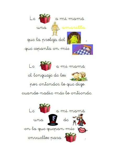 El Blog de Marybel: POESÍA PARA EL DÍA DE LA MADRE CON PICTOGRAMAS El Blog de Marybel: POESÍA PARA EL DÍA DE LA MADRE CON PICTOGRAMAS