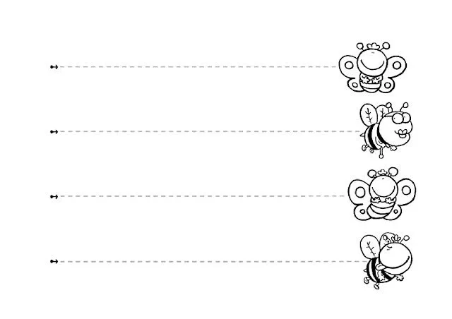 El Blog de Marybel: TRAZOS VERTICALES Y TRAZOS HORIZONTALES