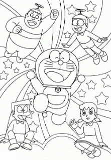 Blog de los niños: Doraemon para colorear
