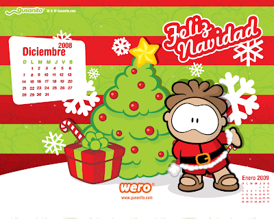Mi blog de notas: Calendarios Gusanito Diciembre `08 Mi blog de notas: Calendarios Gusanito Diciembre `08
