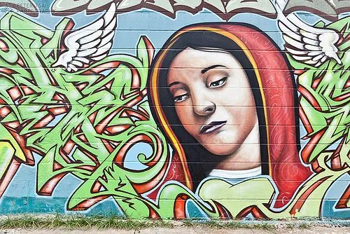 el blog del padre eduardo: Graffitis de la Virgen María el blog del padre eduardo: Graffitis de la Virgen María
