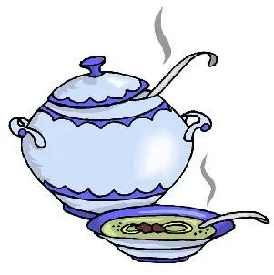 Dibujo de un plato de sopa - Imagui