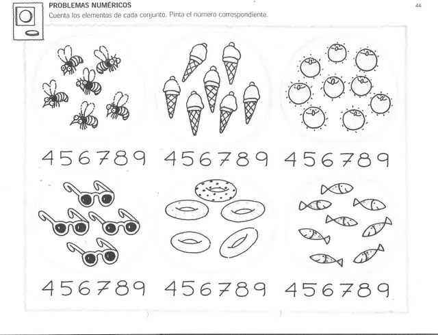 Actividades matemáticas para tercero de preescolar - Imagui