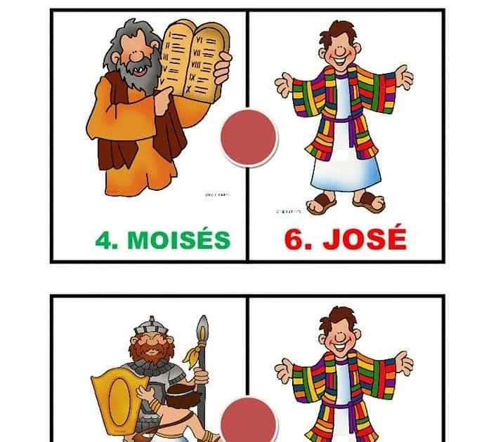 Blog del Profesorado de Religión Católica: Dominó de personajes bíblicos Blog del Profesorado de Religión Católica: Dominó de personajes bíblicos