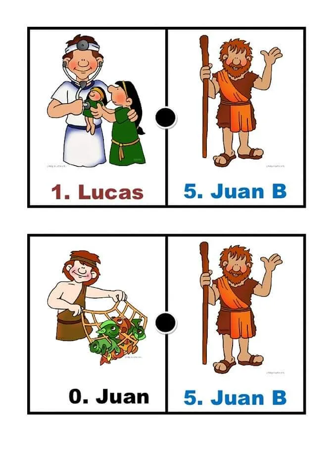 Blog del Profesorado de Religión Católica: Dominó de personajes bíblicos Blog del Profesorado de Religión Católica: Dominó de personajes bíblicos