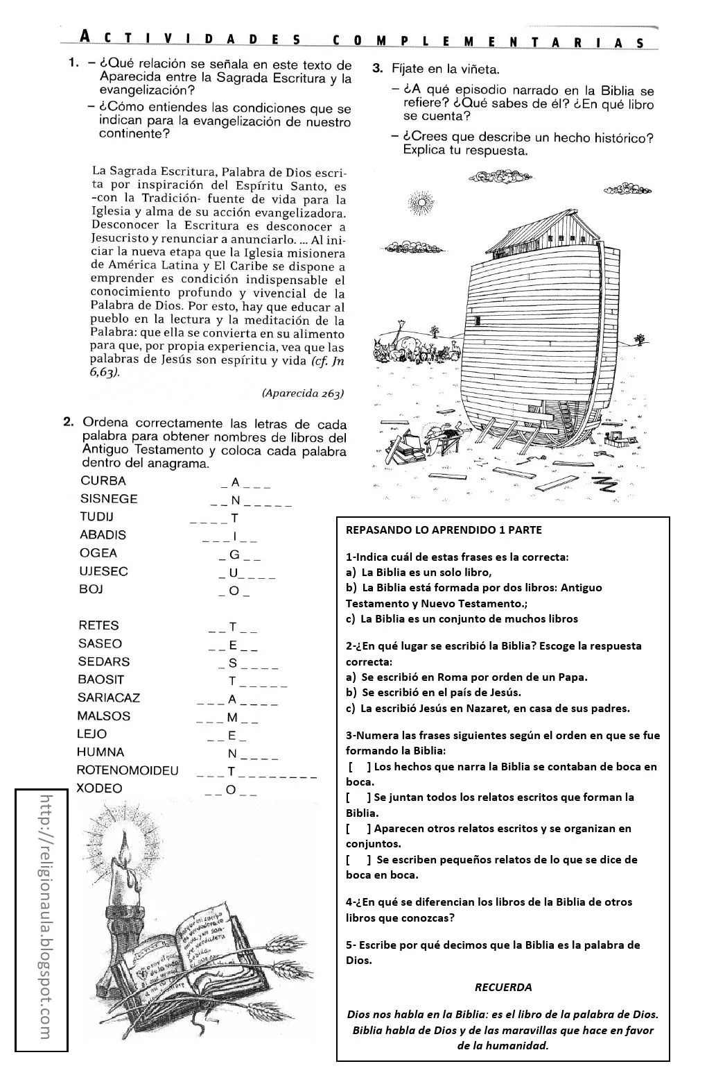 Blog del Profesorado de Religión Católica: Recursos sobre Biblia ... Blog del Profesorado de Religión Católica: Recursos sobre Biblia ...