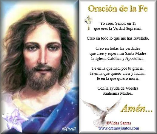 El blog "Yo Reli" - ME GUSTA RELI: ORACIÓN DE LA FE El blog "Yo Reli" - ME GUSTA RELI: ORACIÓN DE LA FE