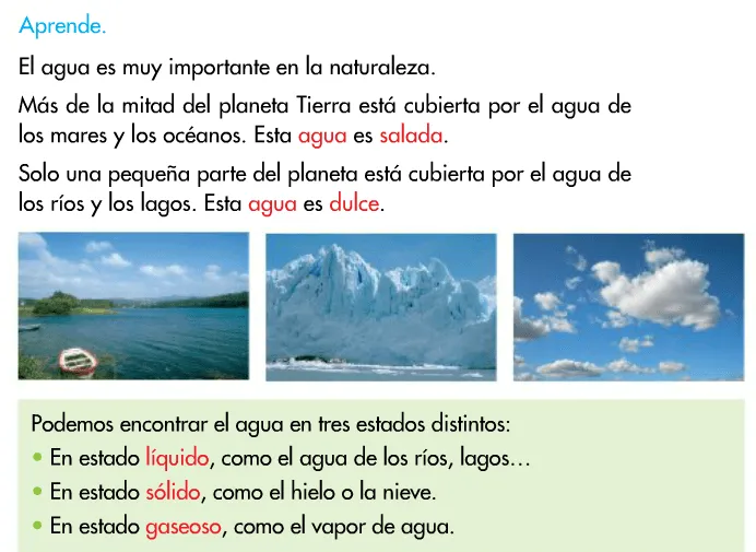 EL BLOG DE SEGUNDO: LOS ESTADOS DEL AGUA