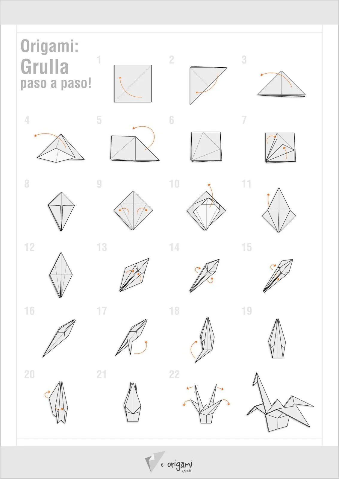 BlogFer: Origami: Grulla paso a paso