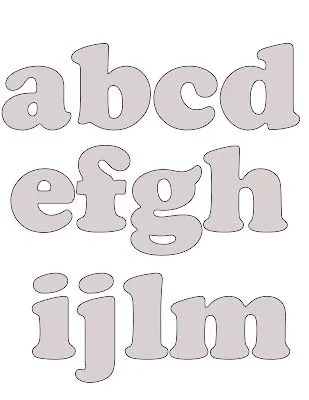 Blogg da Mirian: Mais moldes de letras do alfabeto com passo a passo Blogg da Mirian: Mais moldes de letras do alfabeto com passo a passo